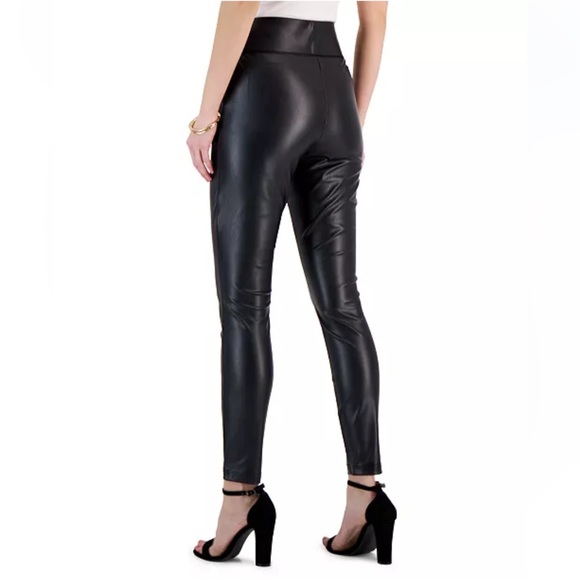 Black I.N.C. International Concepts
Women's Faux-Leather Skinny Pants Like NEW - Picture 2 of 5